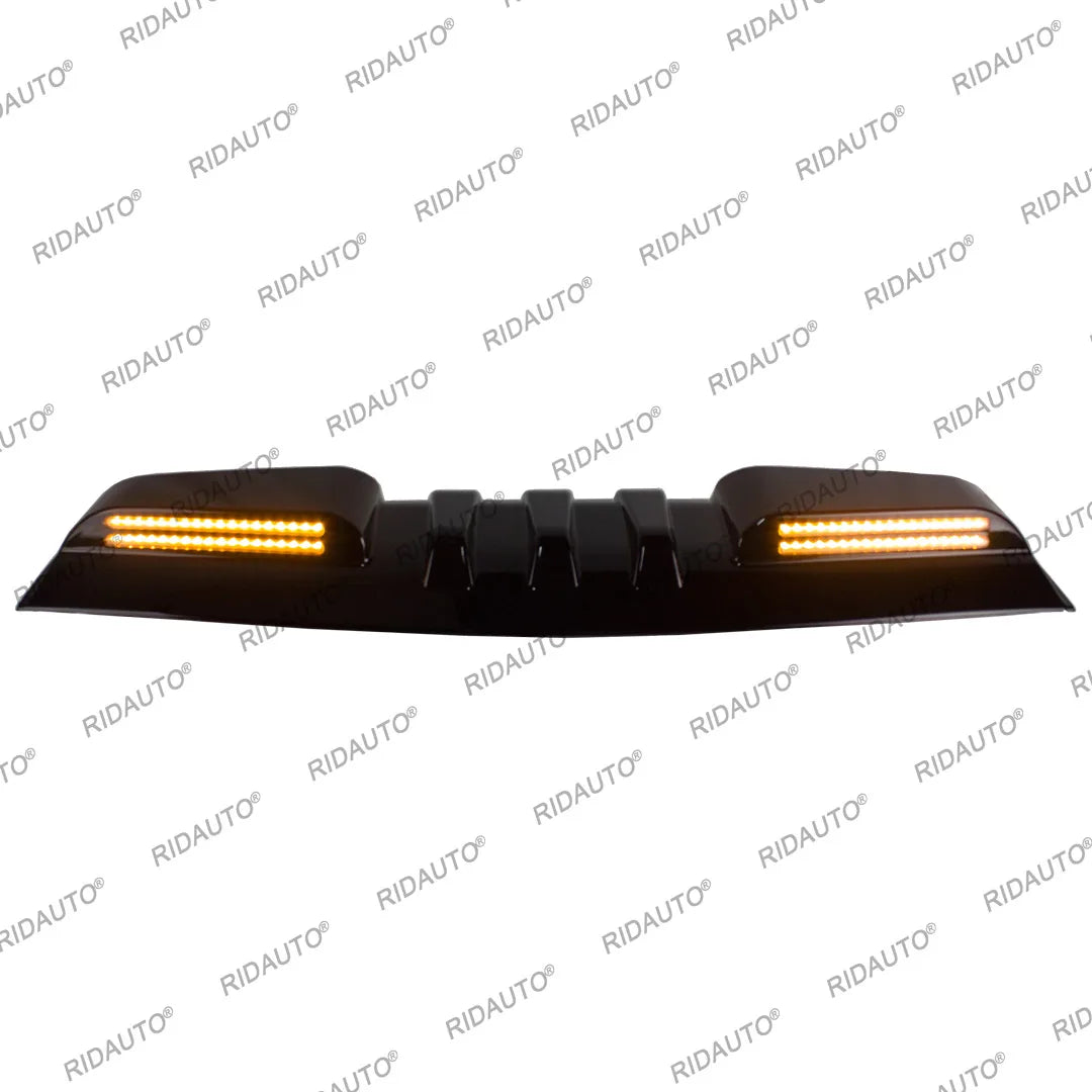 White Yellow Turn Signal LED Roof Rack Light Spoiler For FORD RANGER VW Amarok 2023 2024 2025 T9 4X4 Modified Roof Light Pickup