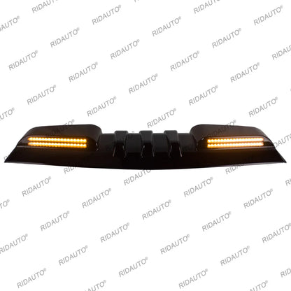 White Yellow Turn Signal LED Roof Rack Light Spoiler For FORD RANGER VW Amarok 2023 2024 2025 T9 4X4 Modified Roof Light Pickup