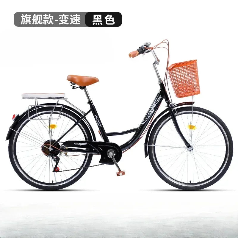 Cycling City 24/26 inch men's and women's bicycles light commuting ladies' student bikes leisure bicycles 2023