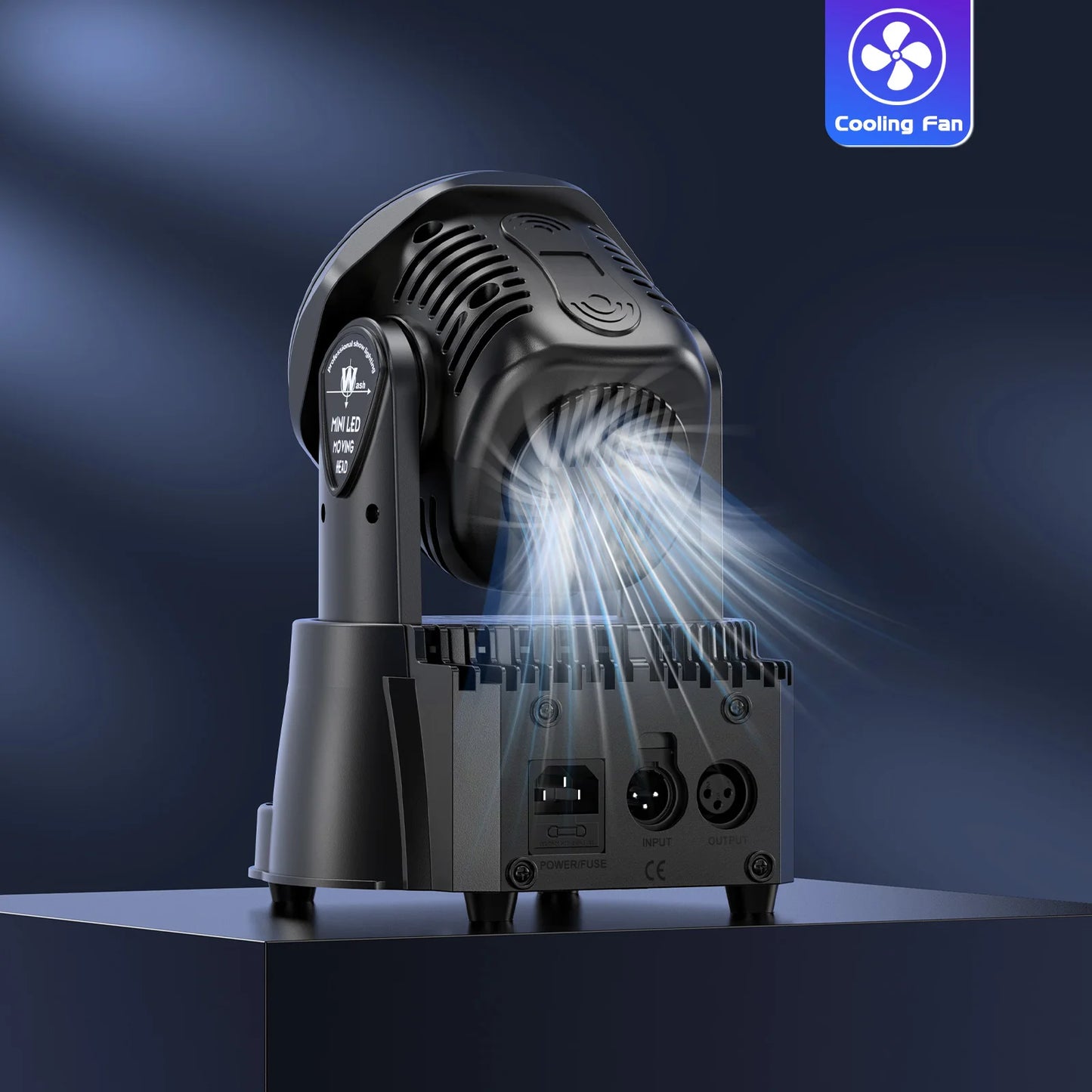 Yiflamefly 1/2/4Pcs 105W Beam Moving Head Lights 7x15W RGBW LED Stage Lights DMX512 Spot Lights For DJ Disco KTV Wedding Party