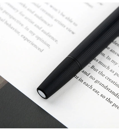 Limited MAJOHN B32 Metal Strive Piston Fountain Pen with Butterfly F Tip Student Adult Iridium Writing Ink Pen Office Supply