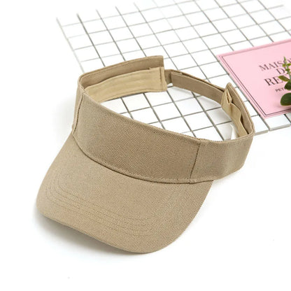 Sport Visor Hats Adjustable Empty Top Baseball Cap Sun Protection Ball Caps Golf Visor for Women and Men