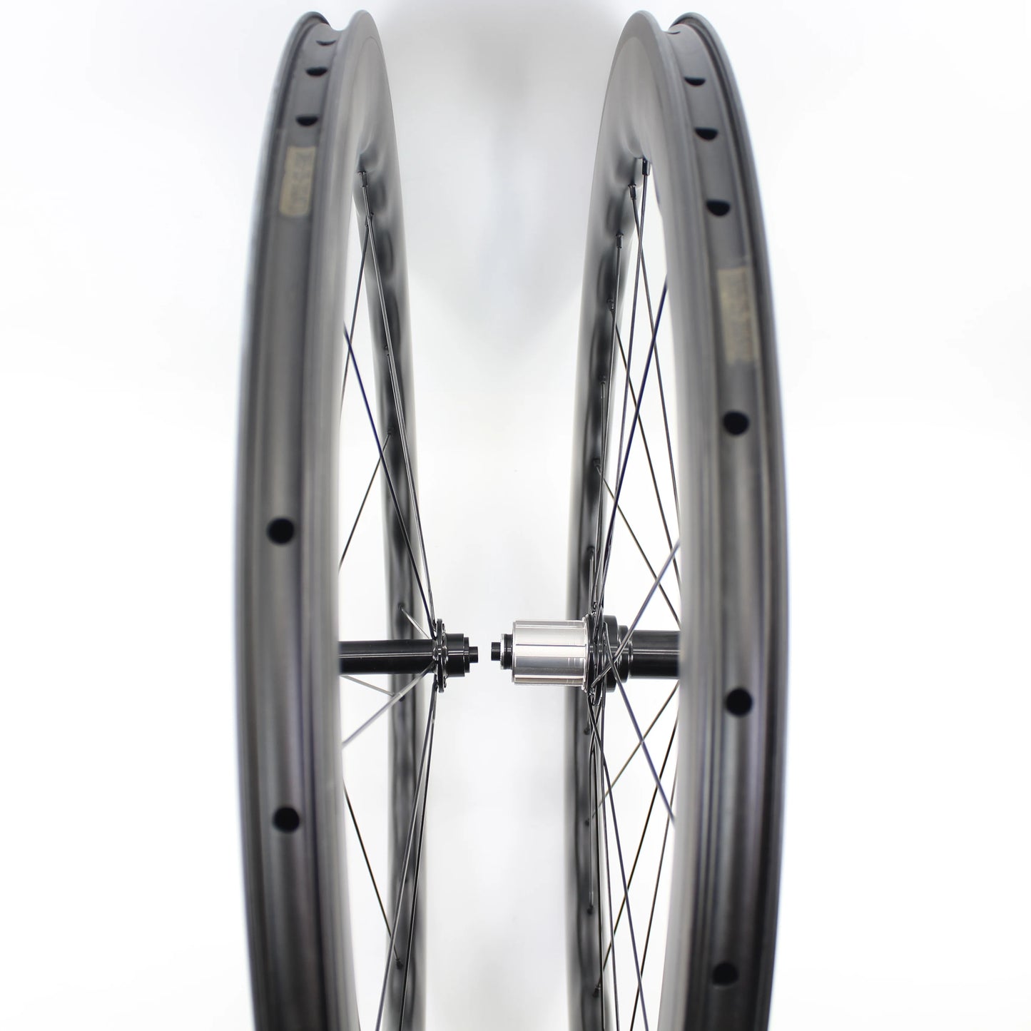 Newest 700C Road Bike UD Full Carbon Fibre wheelset Carbon Bicycle Wheelset clincher tubeless rims 65mm wave 25mm width V brake