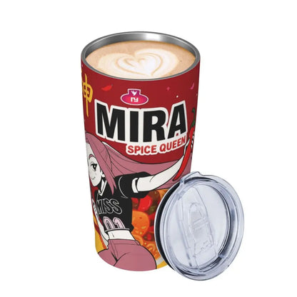 Kpop Demon Hunters Ramen Mira 20oz Tumbler Stainless Steel Double Wall Vacuum Insulated Tumblers Mug With Straw