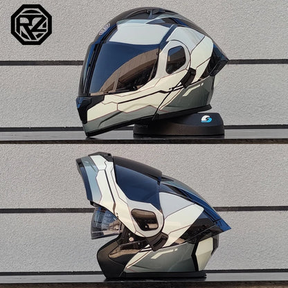 2025 High Quality Motorcycle Helmet Modular Flip Helmet Casco para Motos Dual Lens Full Helmet Casco para Motos DOT Approval