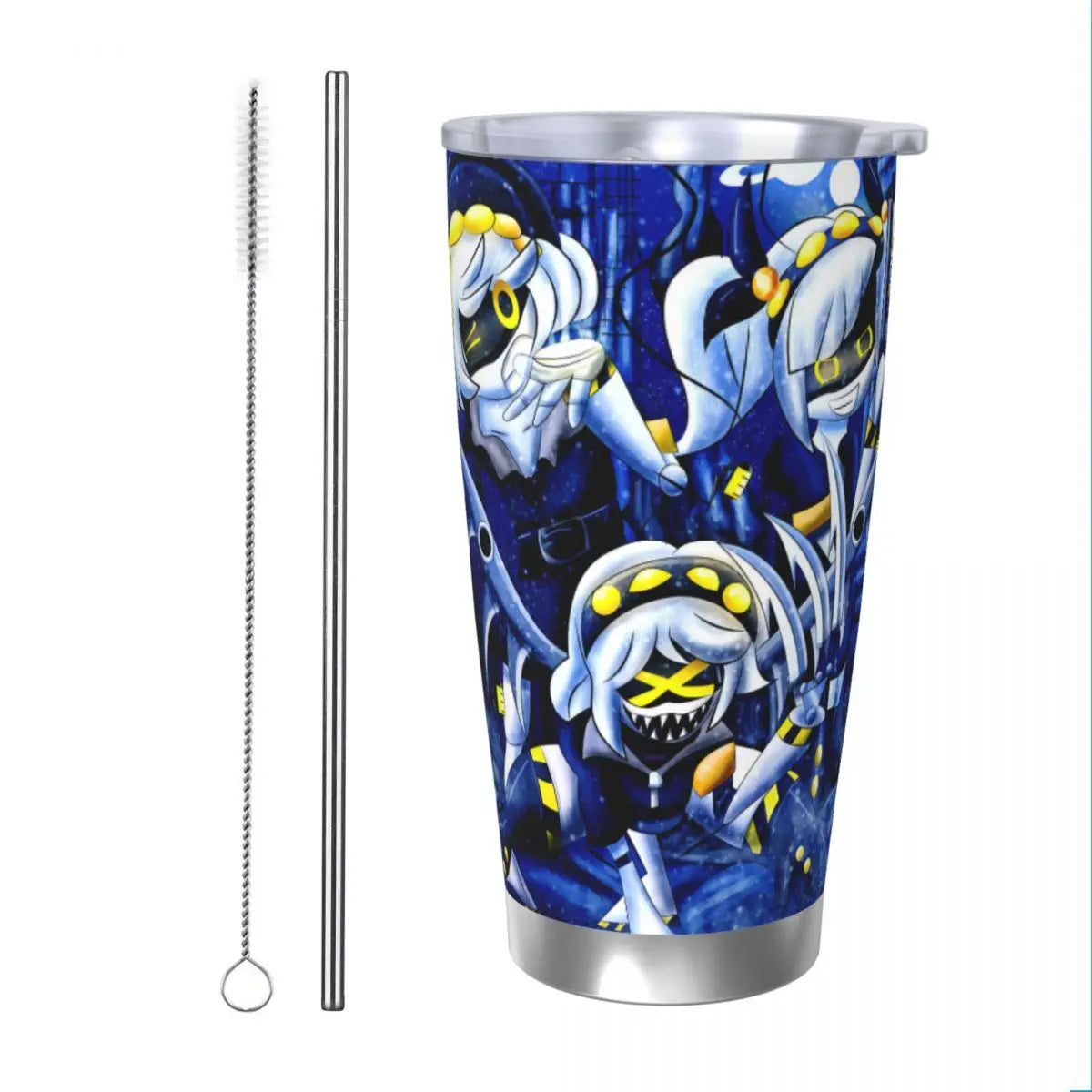 Murder Drones Tumbler Vacuum Insulated Thermal Cup Stainless Steel Double Wall Mugs Water Bottle, 20oz
