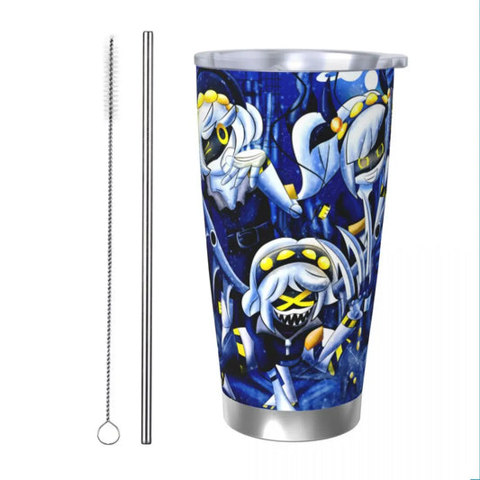 Murder Drones Tumbler Vacuum Insulated Thermal Cup Stainless Steel Double Wall Mugs Water Bottle, 20oz