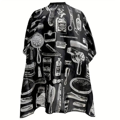 Professional Hair Cutting Apron Salon Barber Cape Hair Cutting Waterproof Cloth Hair Cutting Apron Barber Accessories C0027A