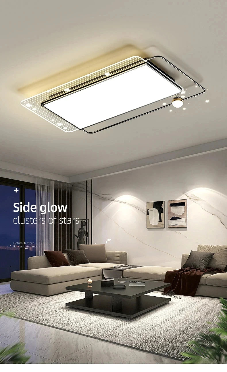 Modern Simple LED Ceiling Lamp Home Decor Bedroom Study Fixture Creative Dining Living Room Lights Children's Room Chandelier