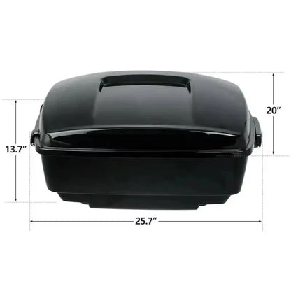 For Harley Davidson Road King Electra Glide FLHR FLHX 2014-2026 King tour pack Pak Motorcycle Waterproof ABS Tail Top Case Box