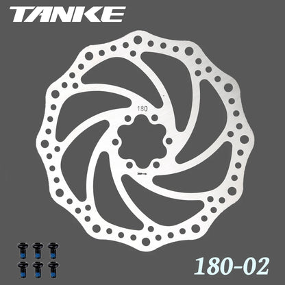 TANKE Bike Disc Brake 140 160 180 203 Rotors With Bolts Hydraulic Brake Road Mountain Bicycle MTB Oil Slick Rotor Bicycle Parts