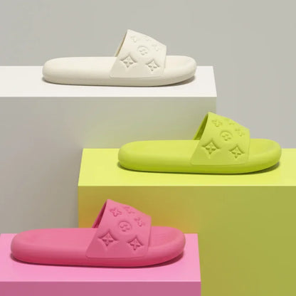 Indoor Slippers Summer Fashion Men Women Floor Flat Shoes EVA Flip Flops Female Non Slip Bathroom Home Outdoor Slippers