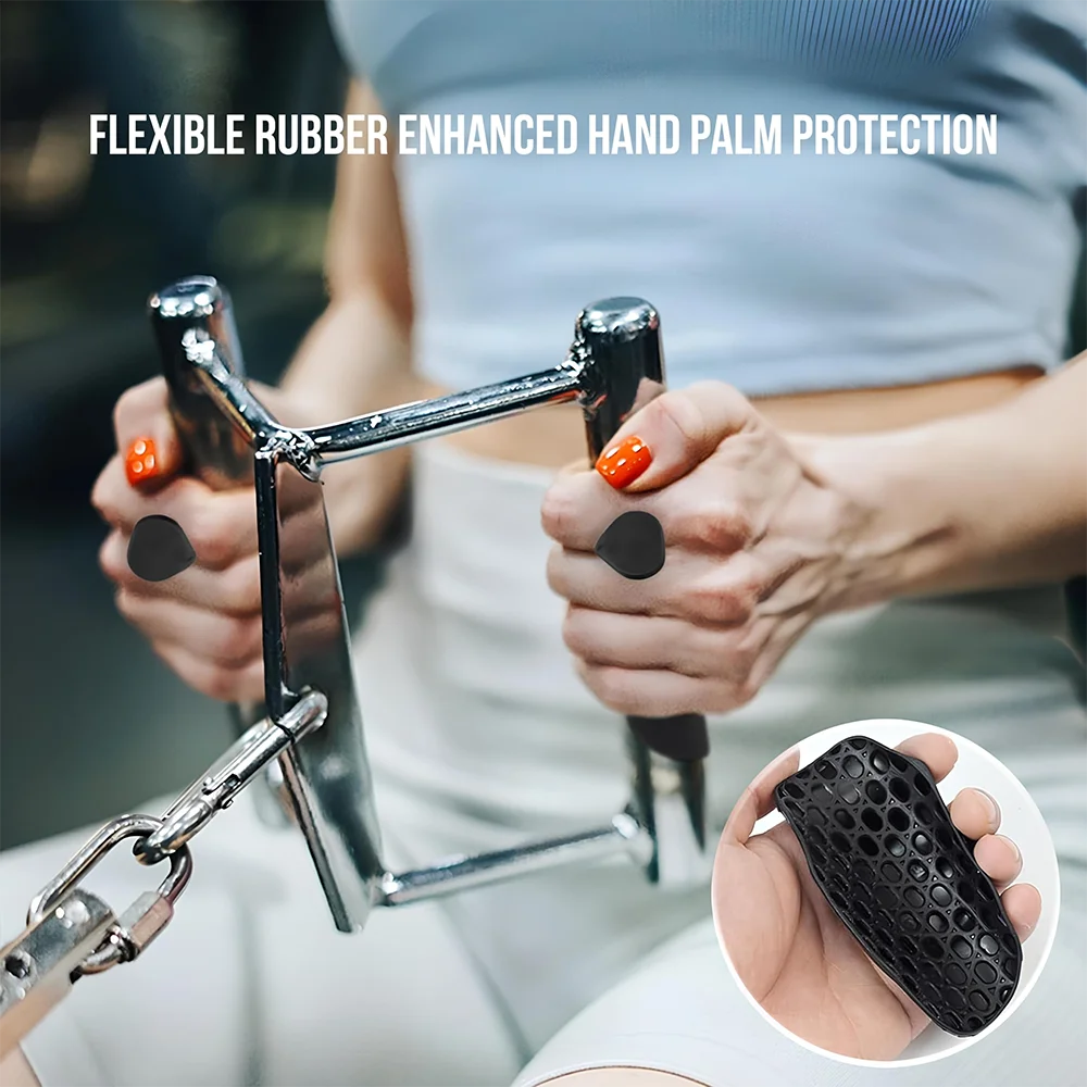 Gym Gloves Grip Strengthener Silicone Palm Grips Crosstraining Palm Grip Hand Protection for Gymnastics Weightlifting Exercise