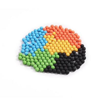 Paintball .50 Cal Shooting Balls Reusable Training Soft Nylon Balls for 0.5 Caliber Paintball Guns for T4E TR50/HDR 50 Ball