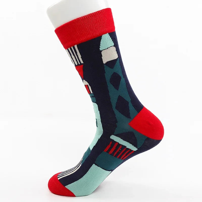 2024 Autumn and winter new socks female French plant series in high tide women's socks  designer socks