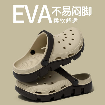 Women Slipper Clog Sandals nursing Cloud Summer Flip Flops Beach Slides Home House Platform Shoes Flat Men Male Female Hole