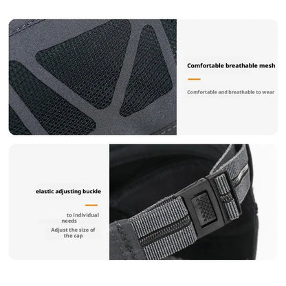 Sport Cap Lightweight Breathable Quick Dry Mesh Stead Hat With Adjustable Fit For Men Women Baseball Hat Golf Driving Cycling