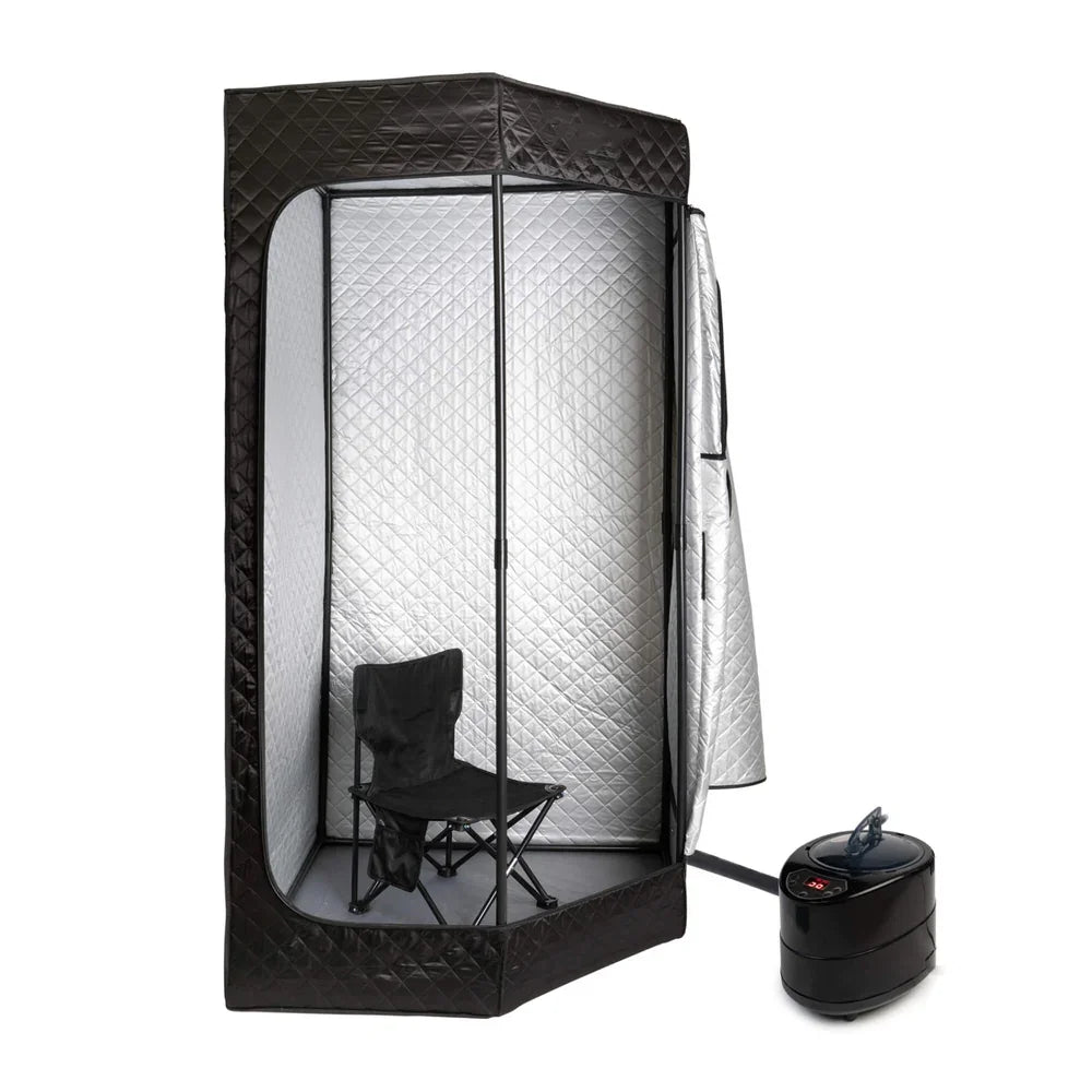 Full Size New Steam Sauna Heating 2000W 4.2L Portable Box Ease Insomnia Stainless Steel Pipe Support AU UK US EU Plug
