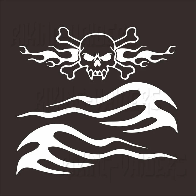 Suitable for Harley Glide, Street, Flagship, Glide 1996-2013 New Modification, Hood Decal, Latte, Sticker