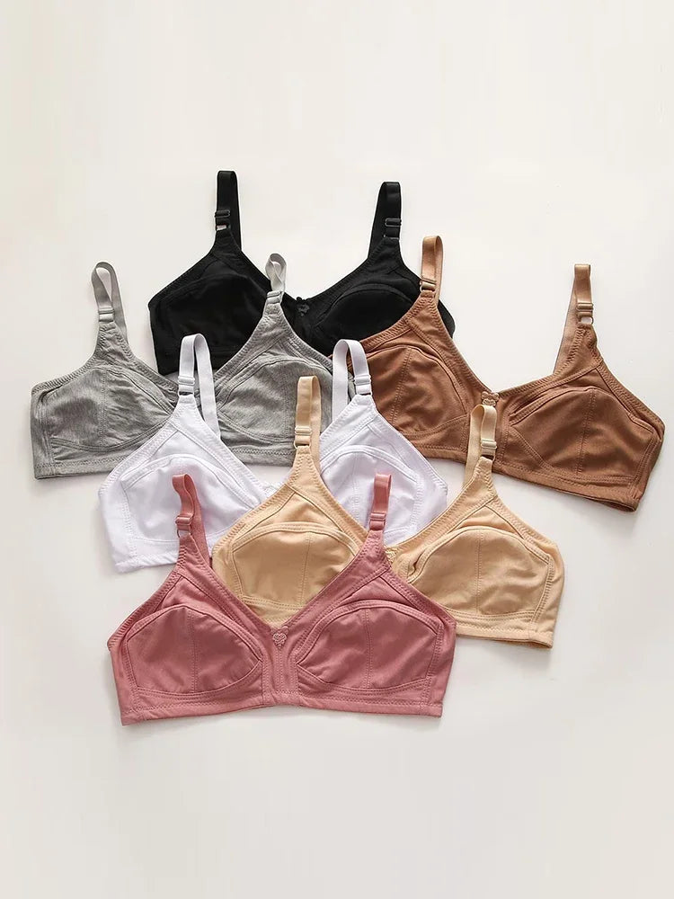 TOP Push Up Bra Plus Size Bras for Women Full Coverage D E F Cup Seamless Underwear Cotton Bh 115E 110E 105E 100E 95E 90E85E C02