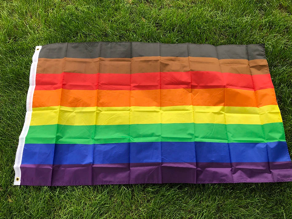 SKY FLAG 90x150cm Homosexual Philadelphia Philly LGBT Gay Pride Rainbow Flag Hanging Polyester Home Decoration
