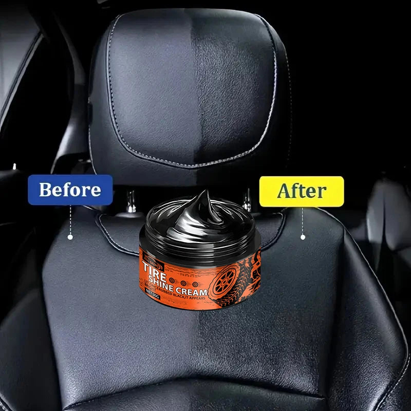 Car interior scratch repair cream - Car scratch repair   Tire gloss repair, black interior and dashboard plastic surface repair