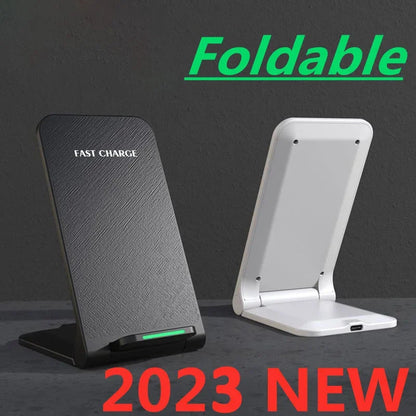 65W Wireless Charger Stand Pad For iPhone 15 14 13 12 11 Pro X XS Max XR 8 Samsung Xiaomi Induction Fast Charging Dock Station