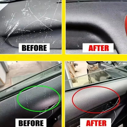 Car Interior Scratch Repair Cream - Car Scratch Repair | Tire Gloss Repair, Black Interior and Dashboard Plastic Surface Repair