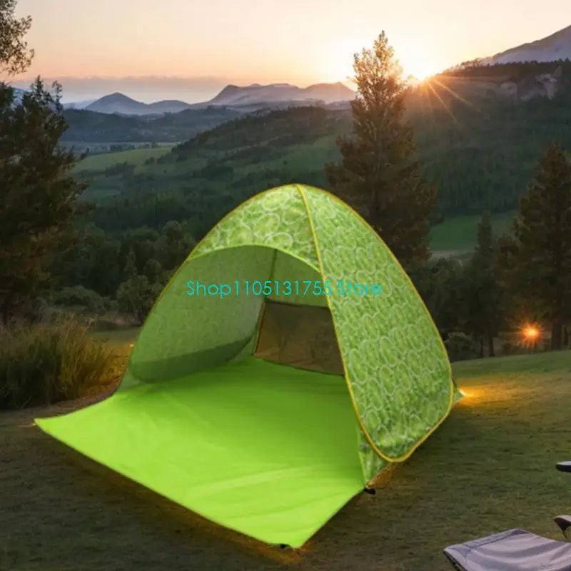 K0EF Outdoor Automatic Quick Open Camping Tent Outdoor Quick Setup Tent with Carring Bag Enduring 2-3 Persons Beach Tent