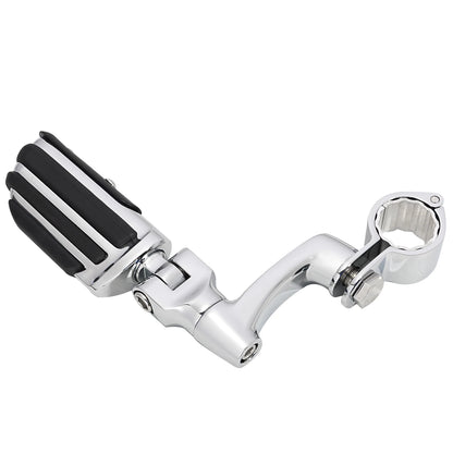 Motorcycles 25-35mm Clamp Engine Guard Highway Foot Pegs For Harley Honda Yamaha Kawasaki Road King Street Glide 3 Davidson Dyna
