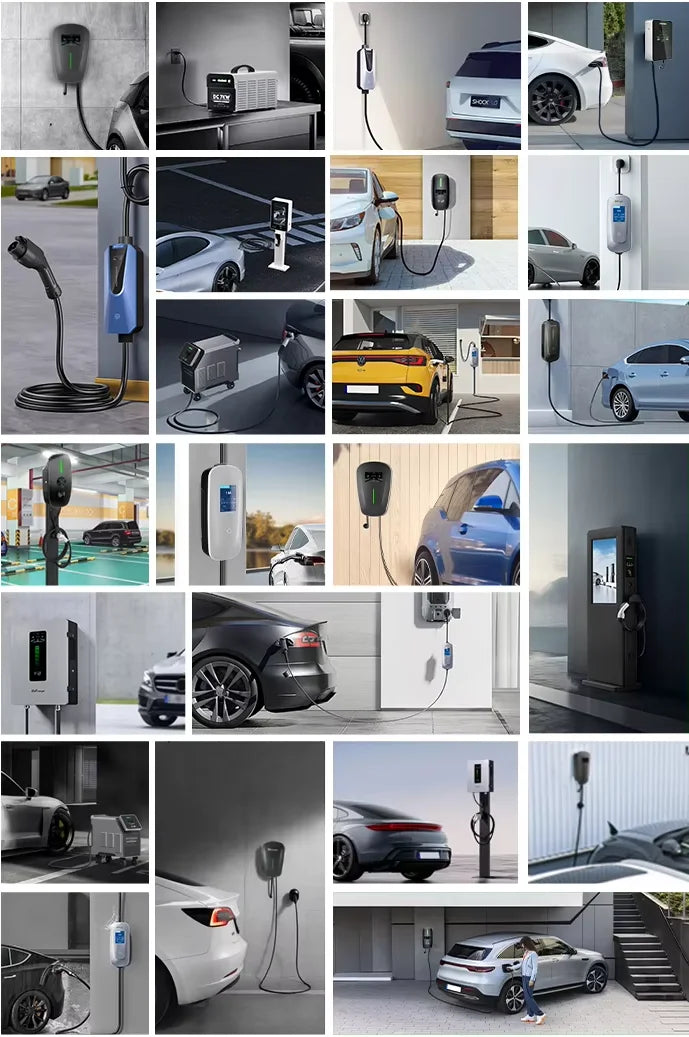 IP55 DC EV Fast Charger APP Control Solar Terminal Ev Charging Pile Ocpp 14kw 44KW Gbt Type 2 Ev Car Charging Stations Point