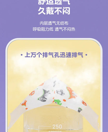 Children's face masks 3D Disposable Male and Female kids Baby 0-3,3-10 Years Old Child Mask Independent Packaging mascarillas