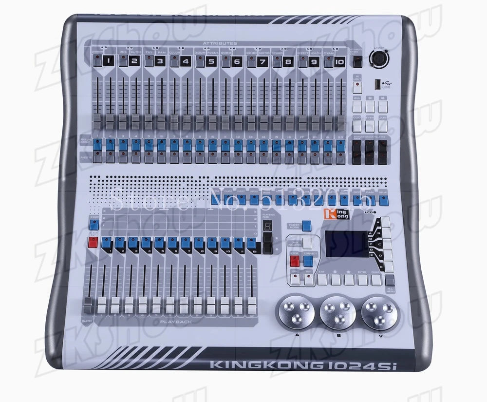 King Kong 1024 DMX512 Console for Show Christmas Wedding Easter Halloween Bar Festival Professional Stage Lighting Controller