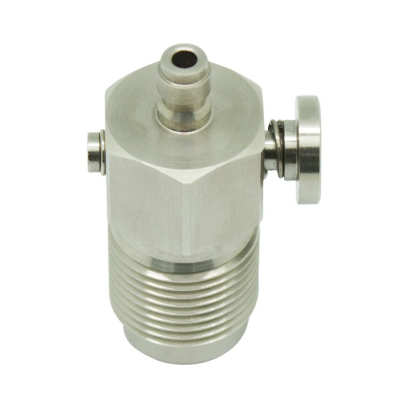 Paintball Mini Model Fill Station Stainless Steel 300Bar Din Valve with Male Nipple Plug or Female Quick Fitting