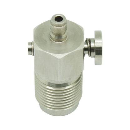 Paintball Mini Model Fill Station Stainless Steel 300Bar Din Valve with Male Nipple Plug or Female Quick Fitting