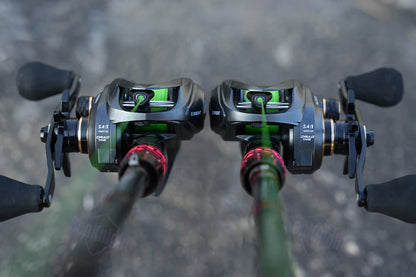 SeaKnight Brand FALCAN IV 5.4:1 185g Lightweight Baitcasting Fishing Reels Carbon Fiber Drag Brass Gear Power Fishing Reel