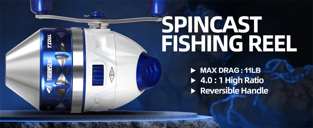 ZUKIBO Portable Slingshot Fishing Reel 4.0:1 High Speed Reel Left Right Hand Catapult Hunting Shooting Closed Fish Reel New