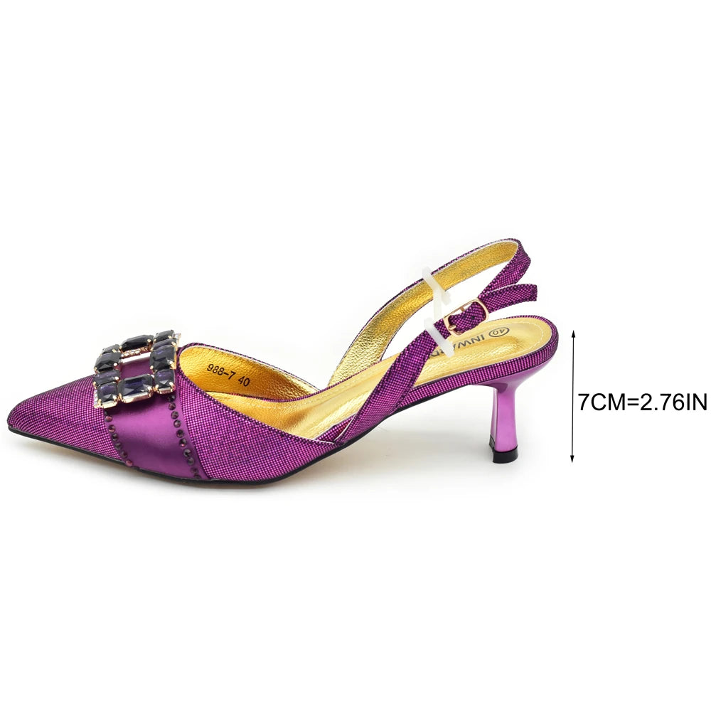 Latest Shoe and Bag Set for Party in Woman Italian Bag and Shoes Sets for Women 2026 Luxury Matching Bag and Shoes for Wedding