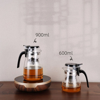 SAMADOYO elegant cup insulation separation bubble teapot heat-resistant glass teapot simple filter tea cup