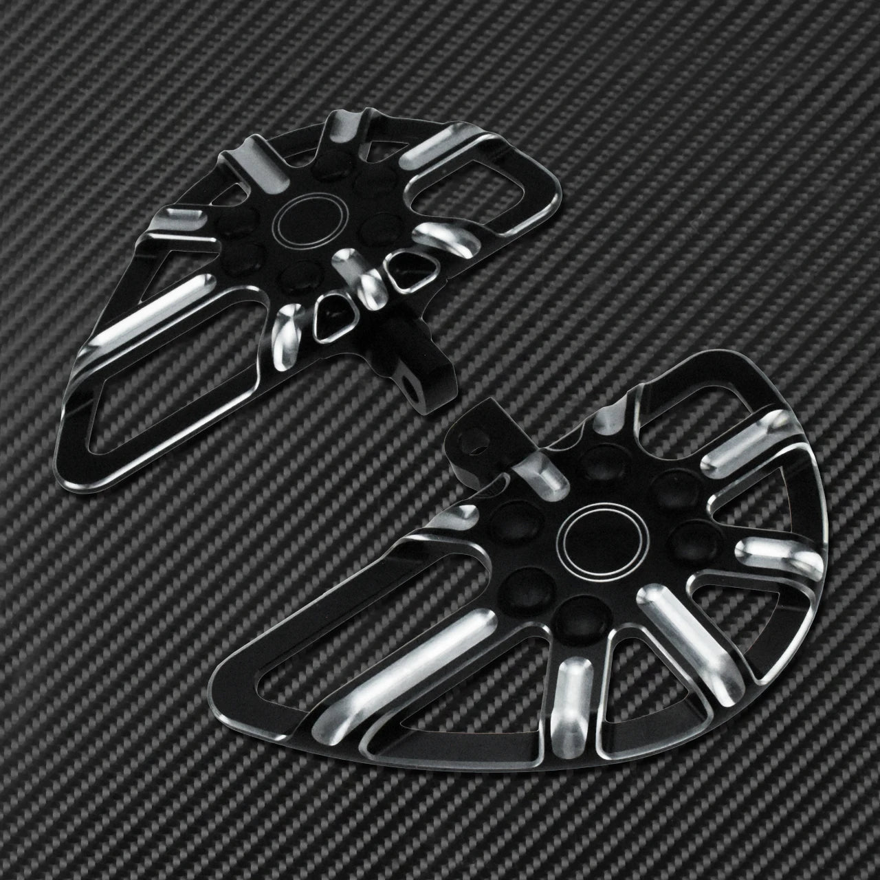 Motorcycle Floorboard Front Rear Footrest Driver Footpeg Passenger Pedal For Harley Touring Electra Street Glide Dyna Softail FL