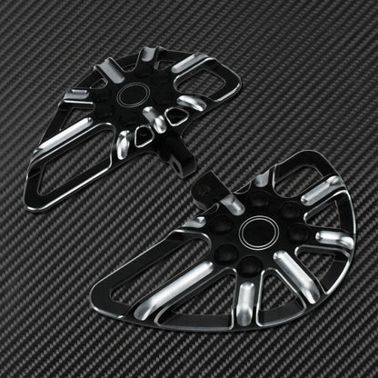 Motorcycle Floorboard Front Rear Footrest Driver Footpeg Passenger Pedal For Harley Touring Electra Street Glide Dyna Softail FL