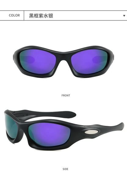 Retro Oval Round Frame Sunglasses 2026 New Outdoor Cycling Driving Sun Glasses Vintage Style UV400 Protection Unisex