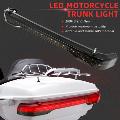 Motorcycle Tour-Pak King Rear LED Light Tour Pack Brake Turn Signals Tail Lamp For Harley Touring Road Electra Glide Ultra 2014