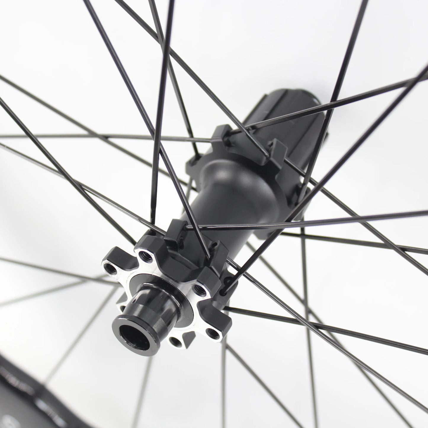 New 700C 65mm wave Road Bike UD Full Carbon Fibre Bicycle Thru Axle Center lock Disc brake Wheelset clincher tubeless rims 25mm