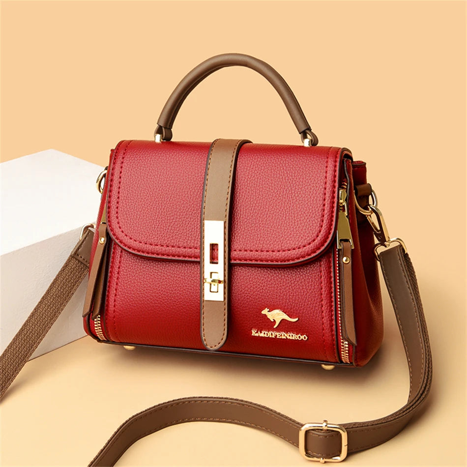 Genuine Brand Purses and Handbags Crossbody Luxury Designers High Quality Leather Fashion Messenger Shoulder Bags Tote Cover Sac