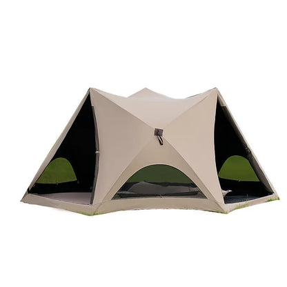 Foldable Sun Shelter Tent with UV Protection for Beach Park Camping and Outdoor Use