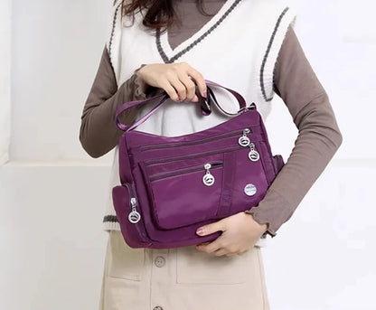 Crossbody for Women Waterproof Tote Casual Nylon Purse Handbag RFID Lightweight Messenger Bag