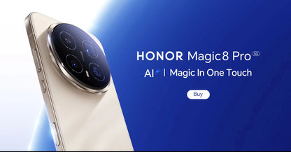 Global Version HONOR Magic8 Pro 5G AI Magic 8 Pro Smartphone Snapdragon 8 Elite Gen 5 6.71'' OLED Screen 7100mAh Battery 100W