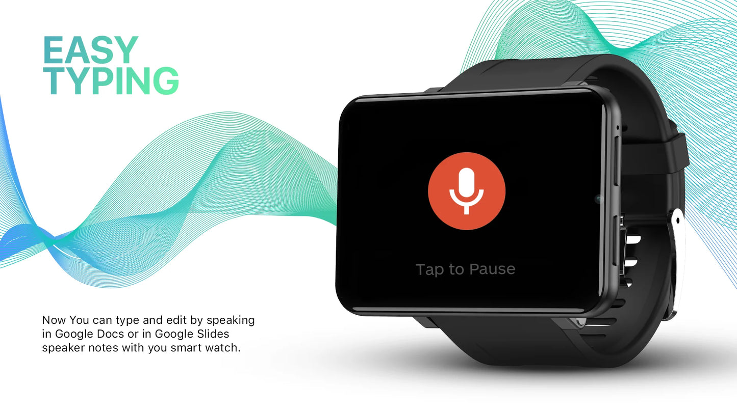 DM100 4G LTE Smart Watch 3GB RAM 32GB ROM 5MP Camera IPS 2700mah Battery 2.86 inch Screen Fitness Sports Sim Card Smartwatch Men