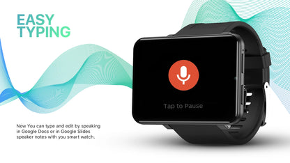 DM100 4G LTE Smart Watch 3GB RAM 32GB ROM 5MP Camera IPS 2700mah Battery 2.86 inch Screen Fitness Sports Sim Card Smartwatch Men